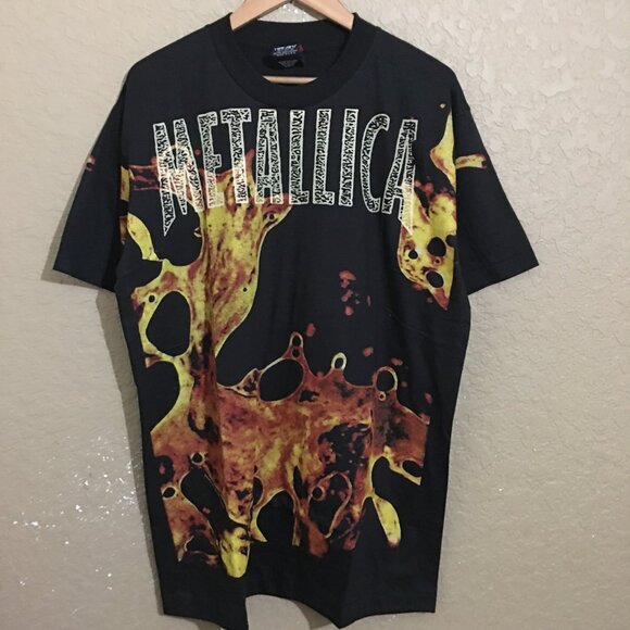 Metallica Load Blood AOP T-Shirt XL Giant Single Stitch Modern - Picture 1 of 5